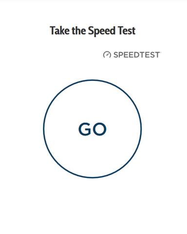 Take the Speed Test